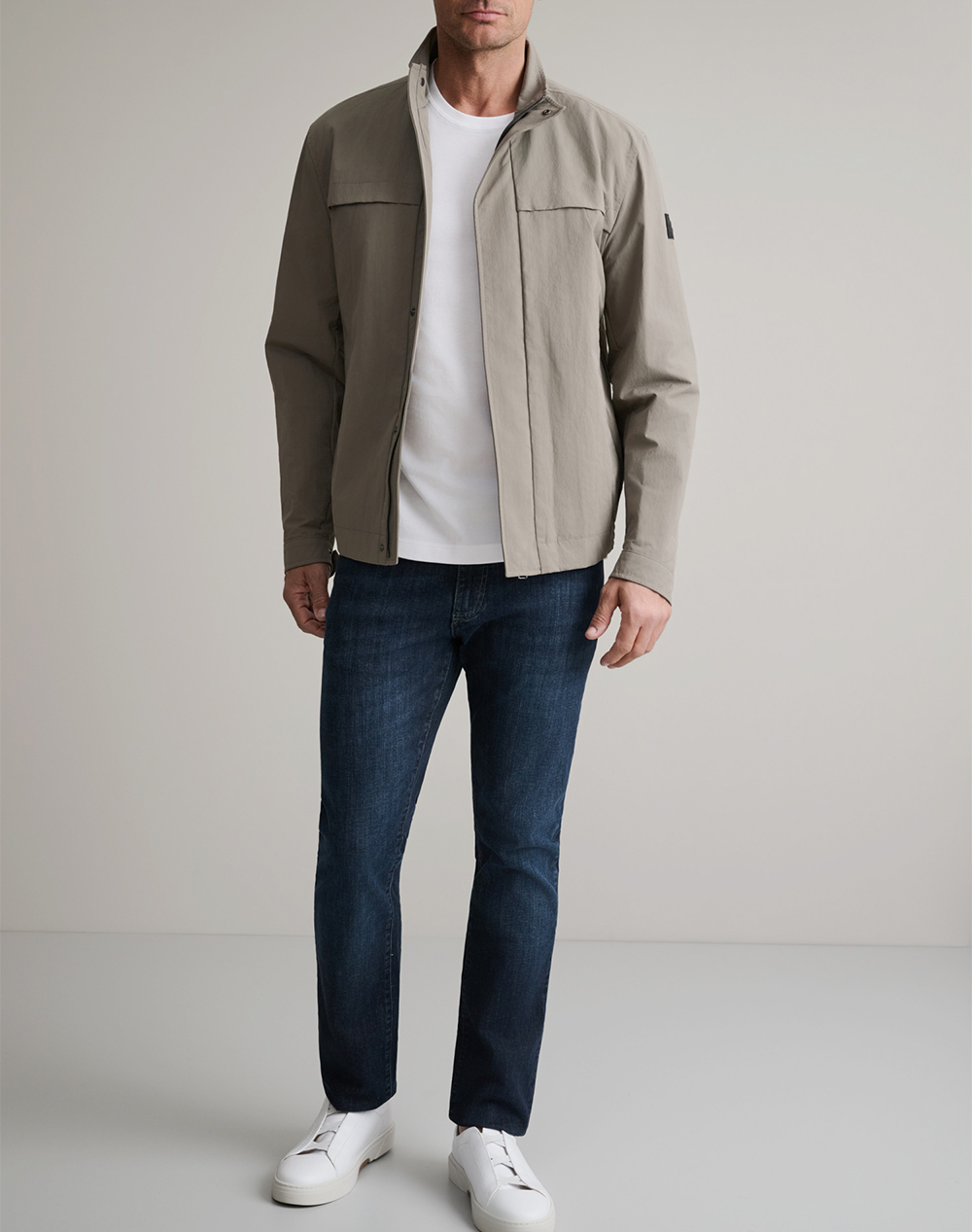 Navy Green Τζακετ 24Hs 025-Stone Gray ανδρικά ρούχα Πανωφορια μπουφάν Politikos Shop Πολιτικός