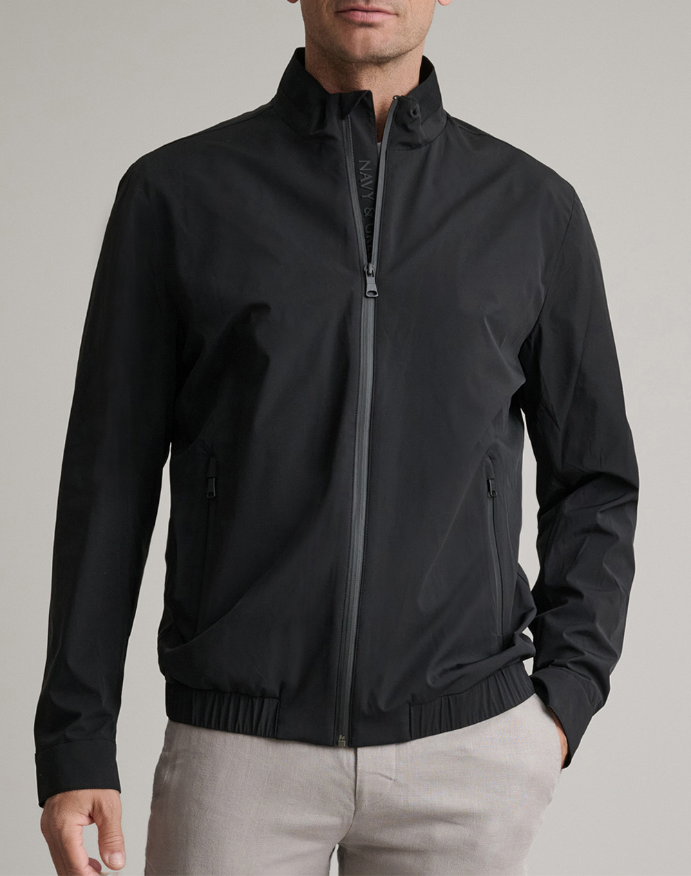 NAVY&GREEN ΤΖΑΚΕΤ 24HS.032-Midnight Black Black