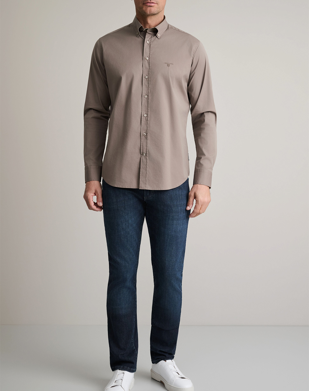 Navy Green Πουκαμισο Comfort Fit 24Ng Sd61 1B 8-Pastel Brown ανδρικά ρούχα πουκάμισα Politikos Shop Πολιτικός