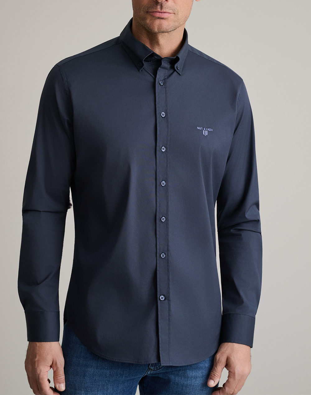 NAVY&GREEN ΠΟΥΚΑΜΙΣΟ COMFORT FIT 24NG.SD61/1B.8-CLASSIC DK BLUE DarkBlue