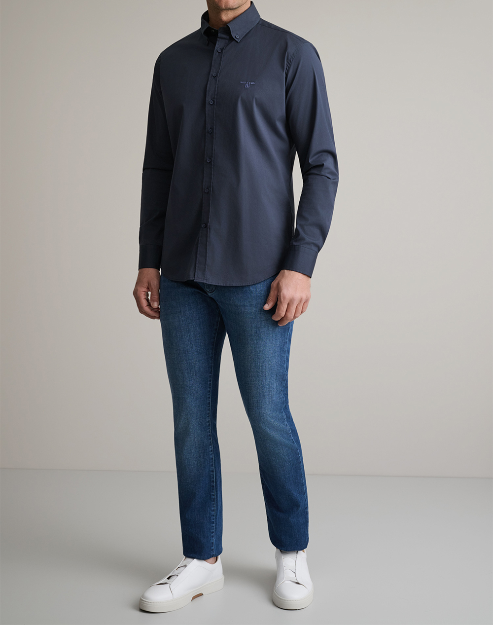 NAVY&GREEN ΠΟΥΚΑΜΙΣΟ COMFORT FIT 24NG.SD61/1B.8-CLASSIC DK BLUE DarkBlue φωτογραφία