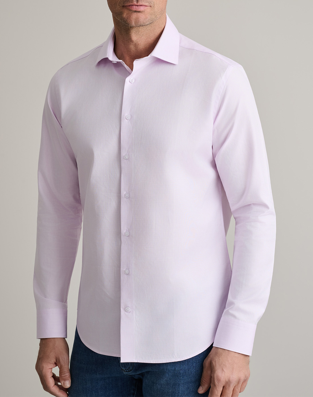 NAVY&GREEN ΠΟΥΚΑΜΙΣΟ COMFORT FIT 24NG.B410/NGM-PALE LILAC Lilac