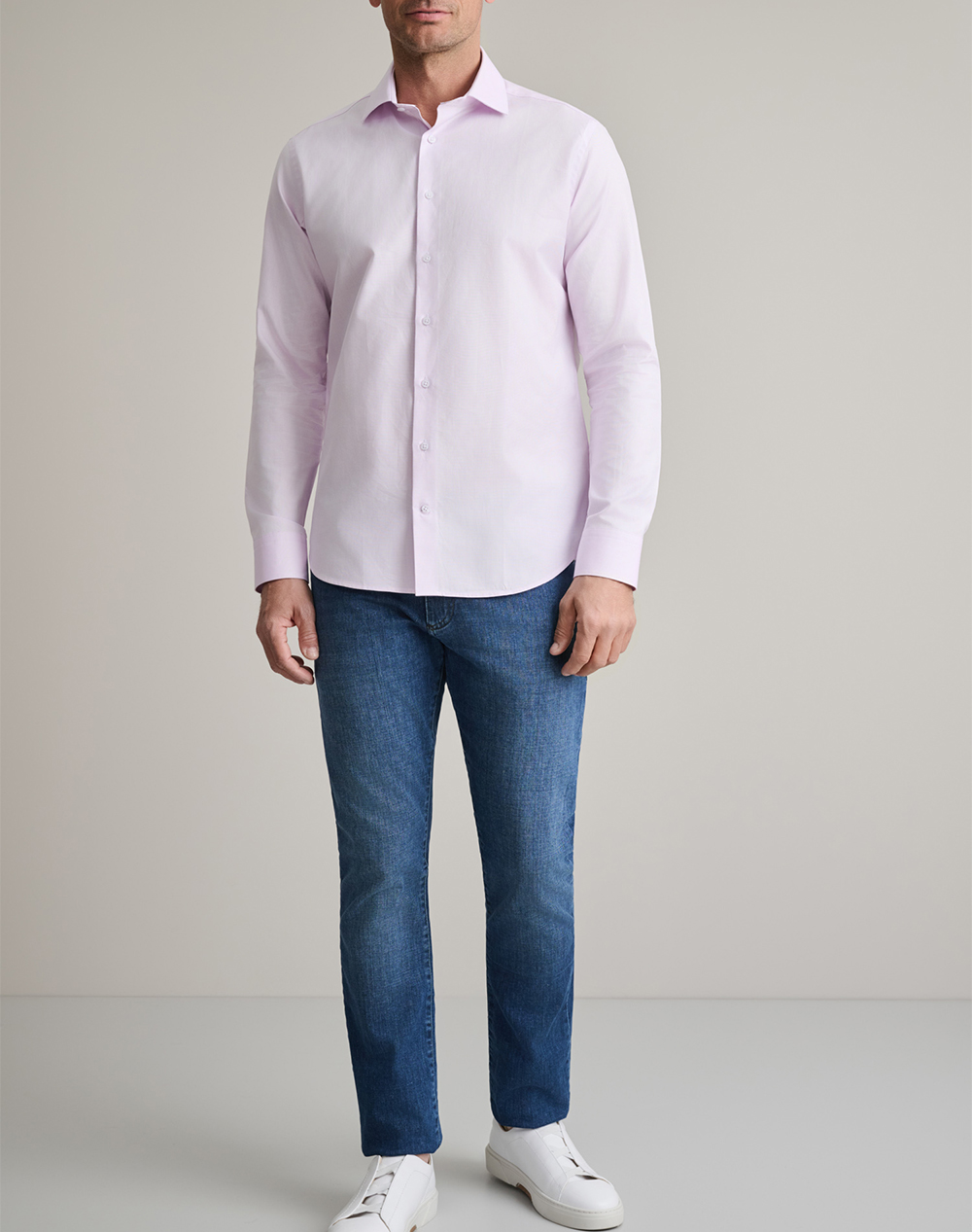 Navy Green Πουκαμισο Comfort Fit 24Ng B410 Ngm-Pale Lilac ανδρικά ρούχα πουκάμισα Politikos Shop Πολιτικός