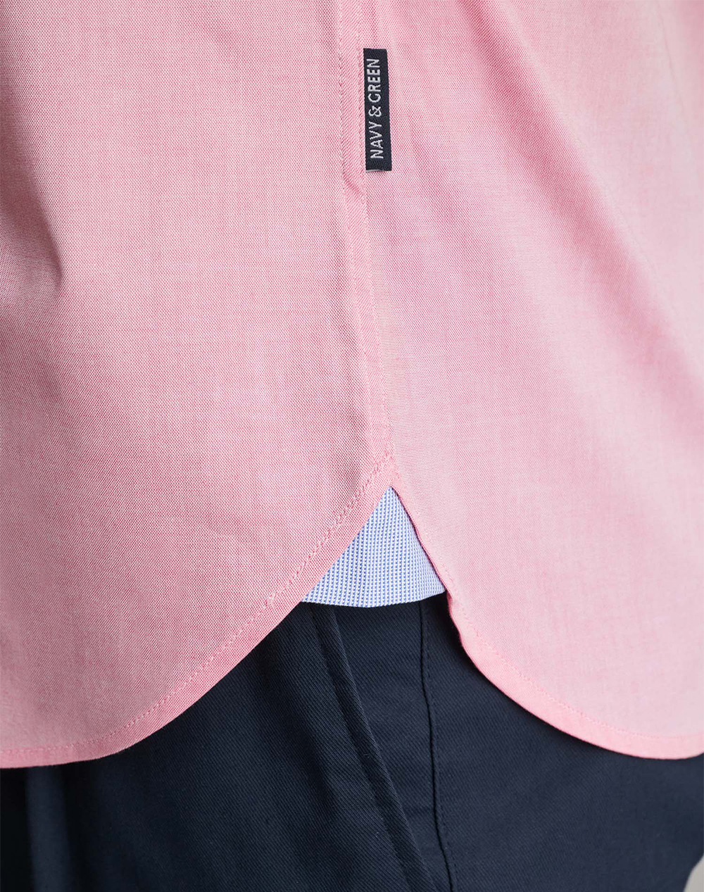 Navy Green Πουκαμισο Comfort Fit 24Ng Sd138 1B 2-Salmon Rose Pink ανδρικά ρούχα πουκάμισα Politikos Shop Πολιτικός