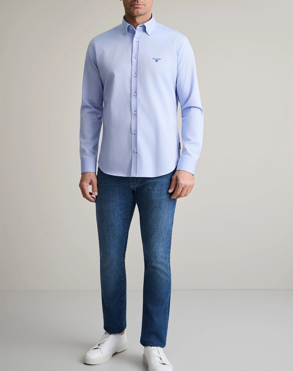 Navy Green Πουκαμισο Comfort Fit 24Ng Bx220 1B 3-Deep Light Blue Lightblue ανδρικά ρούχα πουκάμισα Politikos Shop Πολιτικός