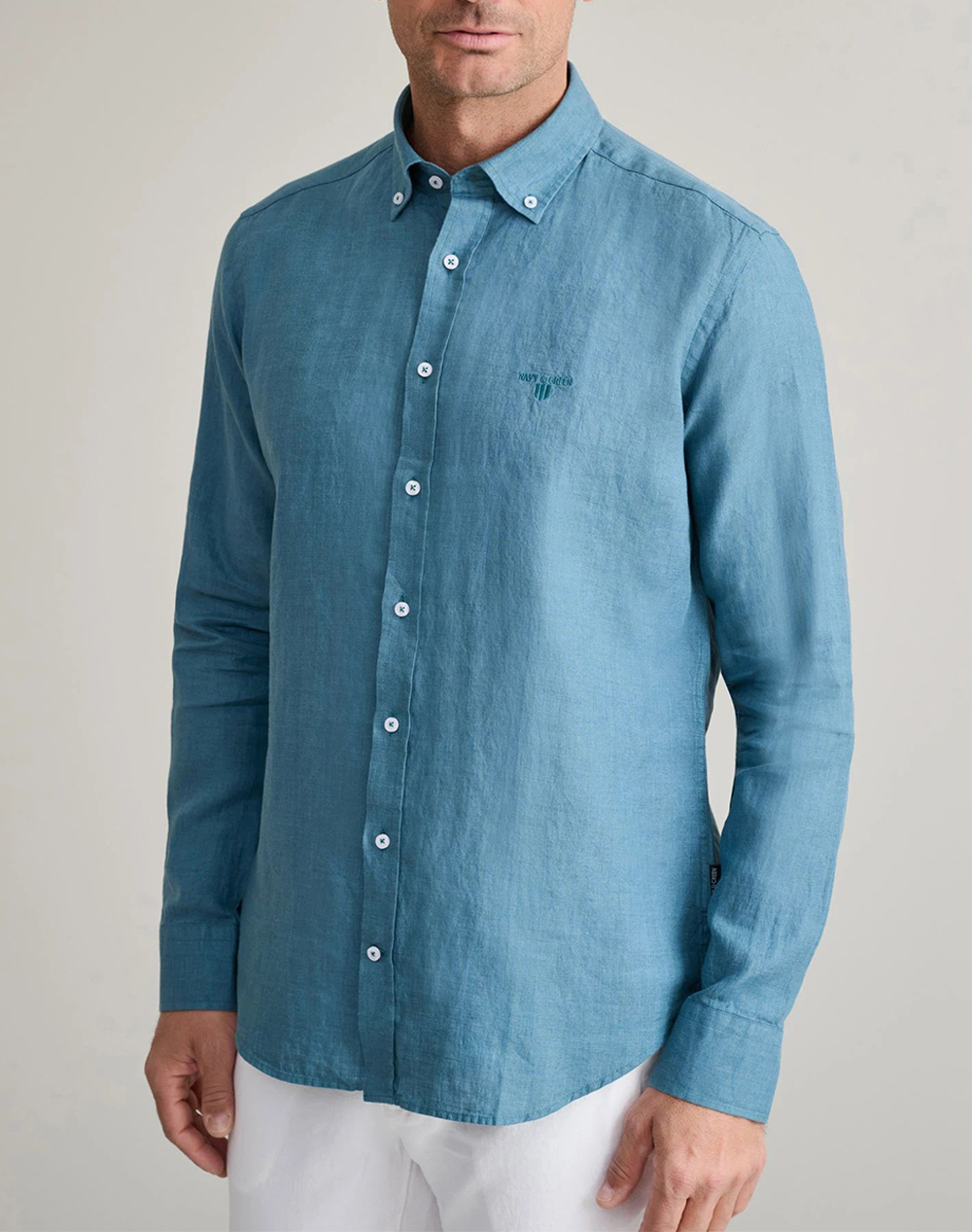 NAVY&GREEN ΠΟΥΚΑΜΙΣΟ COMFORT FIT 24NG.AD21/1B.1-OCEAN BLUE OceanBlue