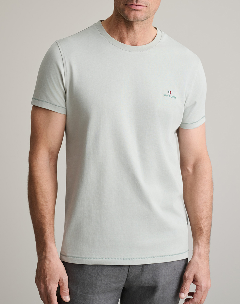 NAVY&GREEN ΜΠΛΟΥΖΑ ΛΑΙΜΟΚΟΨΗ 24MO.001/P.3-ICEBERG Ecru