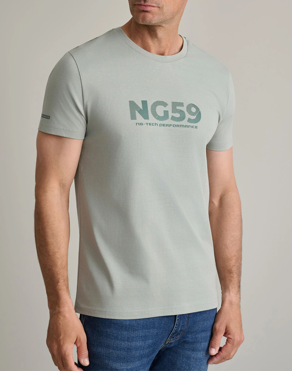 NAVY&GREEN ΜΠΛΟΥΖΑ ΛΑΙΜΟΚΟΨΗ 24TU.346/3R-ICEBERG LightGreen