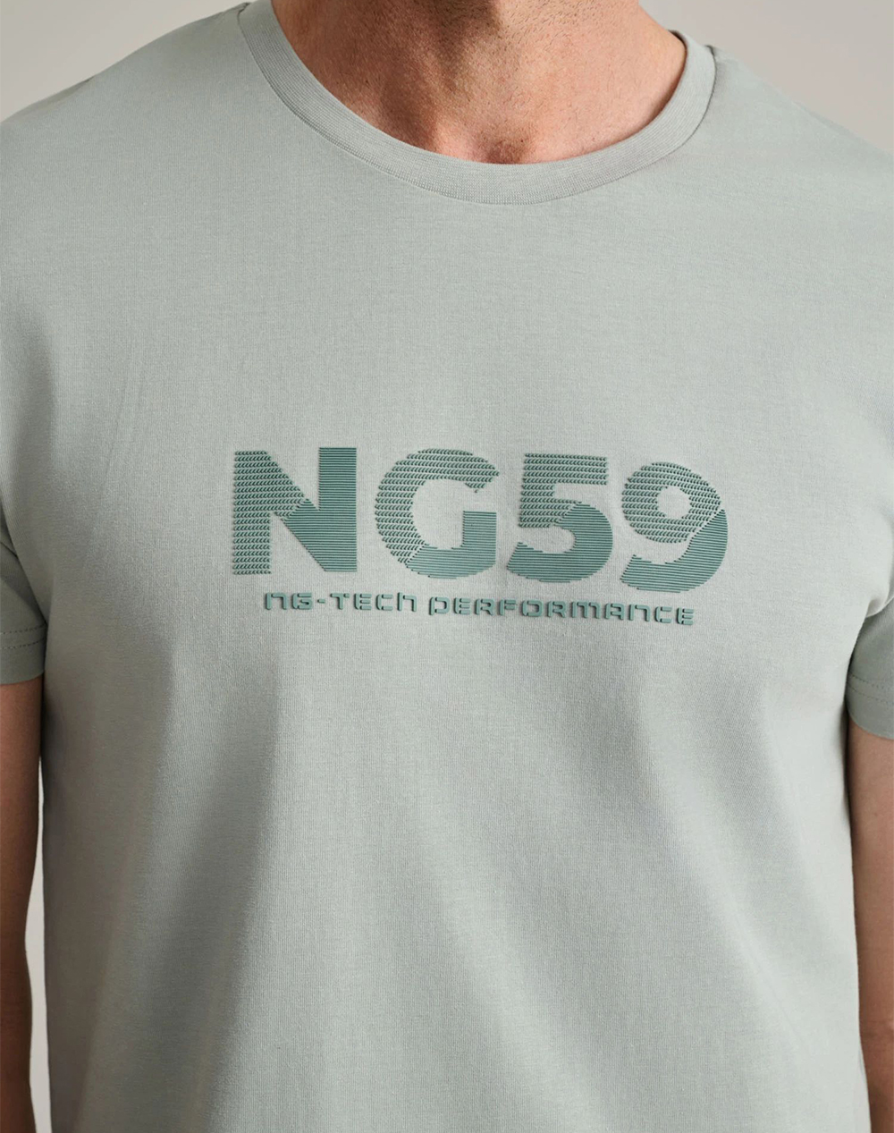 NAVY&GREEN ΜΠΛΟΥΖΑ ΛΑΙΜΟΚΟΨΗ 24TU.346/3R-ICEBERG LightGreen φωτογραφία