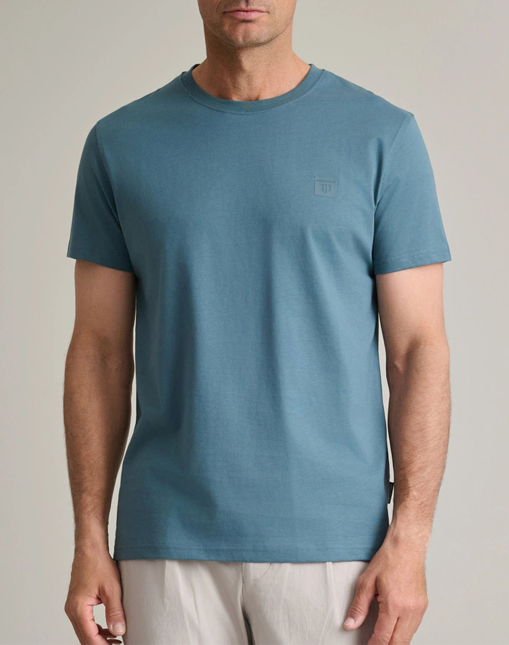 NAVY&GREEN ΜΠΛΟΥΖΑ ΛΑΙΜΟΚΟΨΗ 24MO.024/R-PILOT BLUE Blue