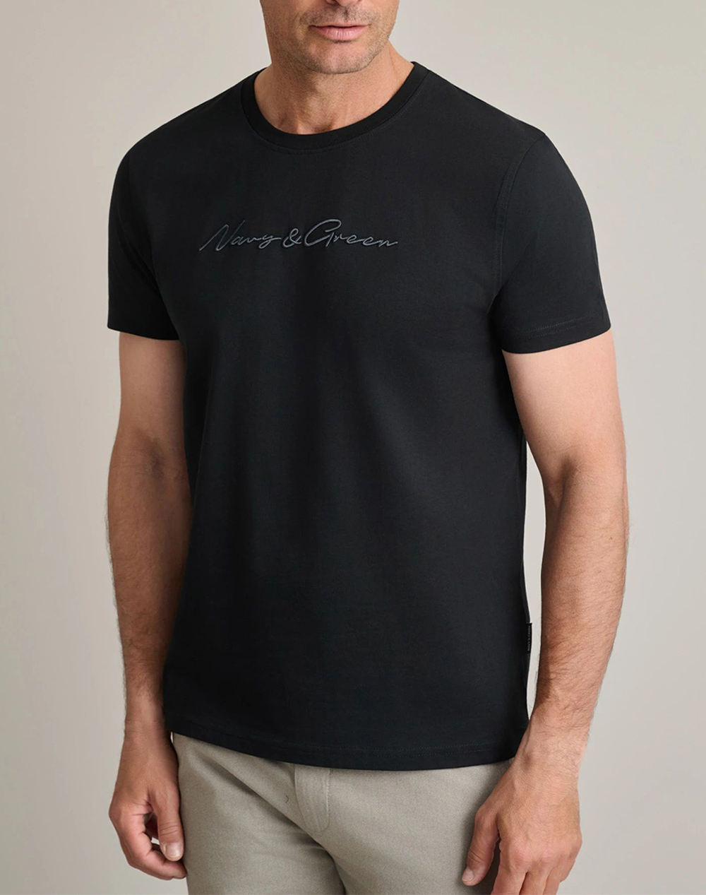 NAVY&GREEN ΜΠΛΟΥΖΑ ΛΑΙΜΟΚΟΨΗ 24TU.322/11P.2-BLACK Black