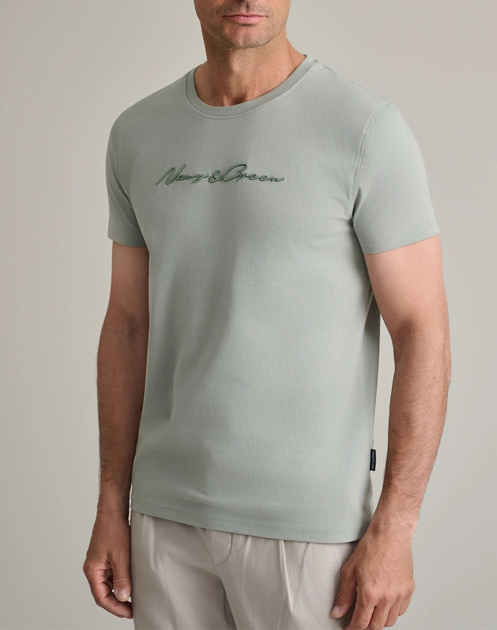 NAVY&GREEN ΜΠΛΟΥΖΑ ΛΑΙΜΟΚΟΨΗ 24TU.322/11P.2-ICEBERG LightGreen