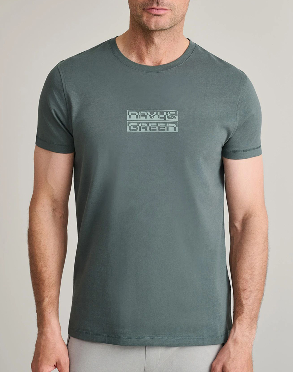 NAVY&GREEN ΜΠΛΟΥΖΑ ΛΑΙΜΟΚΟΨΗ 24TU.346/8R-ARMY GREEN ArmyGreen
