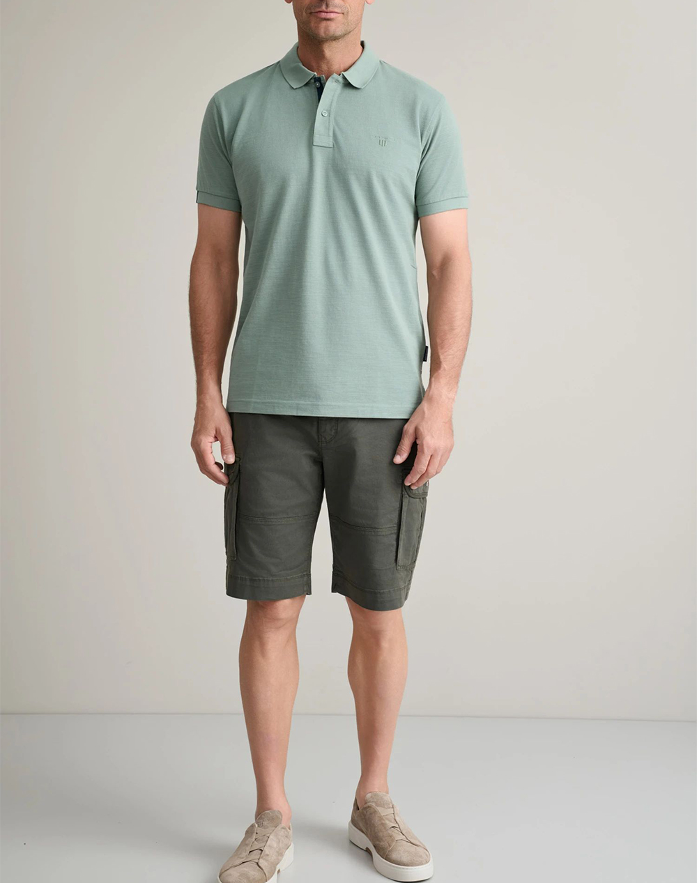 NAVY&GREEN ΜΠΛΟΥΖΑΚΙ ΠΟΛΟ Μ/ΧΡΩΜΟ, CUSTOM FIT 24GE.1040-STORMY SEA Veraman φωτογραφία