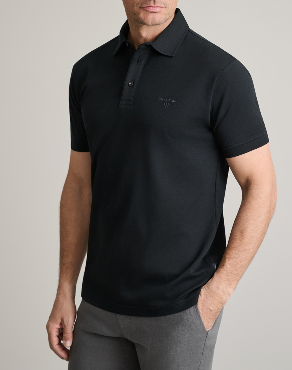 NAVY&GREEN ΜΠΛΟΥΖΑ ΠΟΛΟ 24EY.039/1PL-BLACK Black