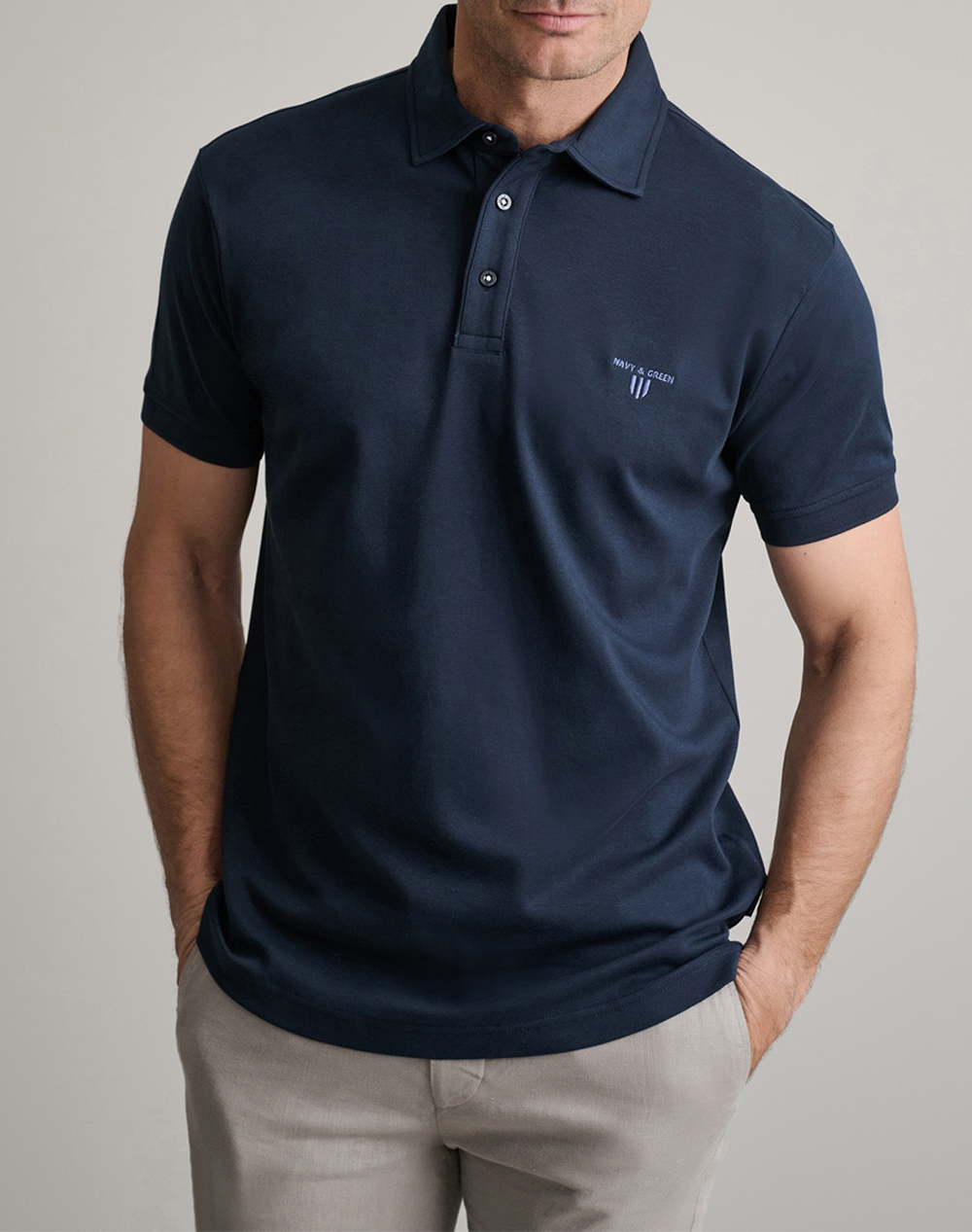 NAVY&GREEN ΜΠΛΟΥΖΑ ΠΟΛΟ 24EY.039/1PL-MARINE BLUE DarkBlue