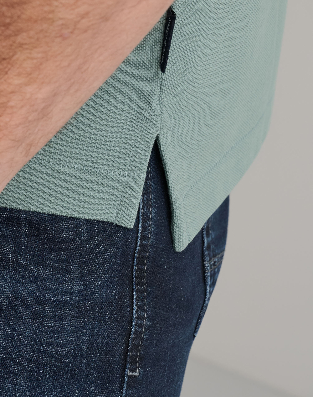Navy Green Μπλουζακι Πολο M Χρωμο Custom Fit 24Ge 300 9-Stormy Sea Mixed ανδρικά ρούχα μπλούζες Polo Politikos Shop Πολιτικός
