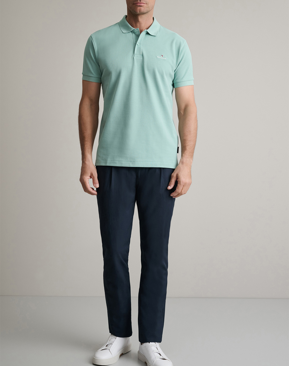 Navy Green Μπλουζακι Πολο M Χρωμο Custom Fit 24Ge 300 9-Lagoon Veraman ανδρικά ρούχα μπλούζες Polo Politikos Shop Πολιτικός