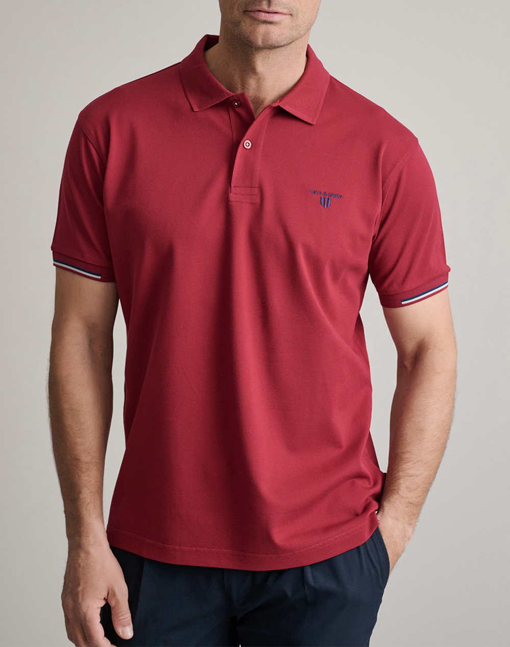 NAVY&GREEN ΜΠΛΟΥΖΑ ΠΟΛΟ 24EY.040/2PL-MERLOT Bordeux