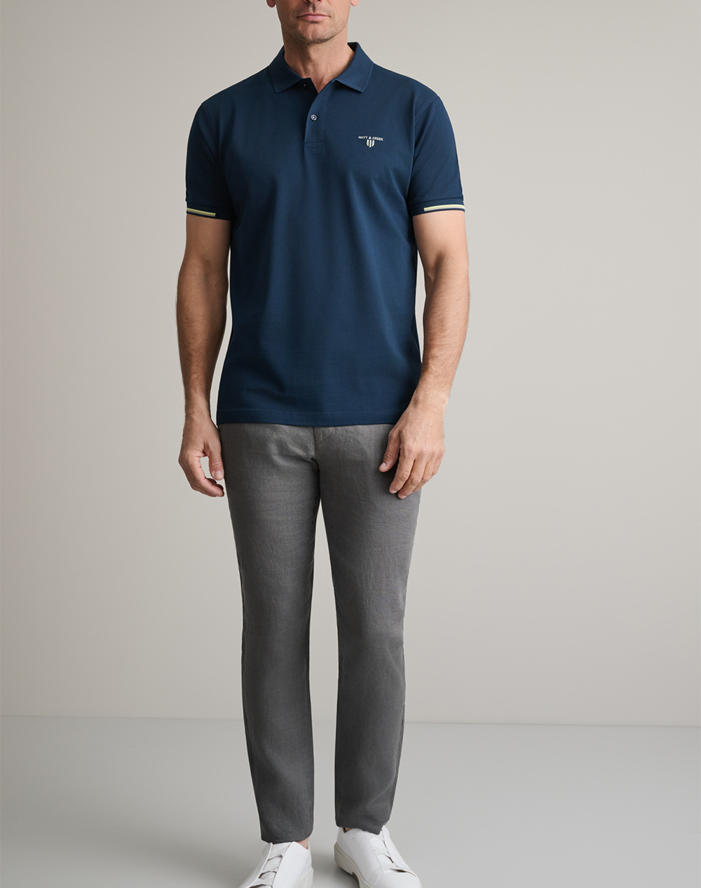 Navy Green Μπλούζα Πολο 24Ey 040 2Pl-Dark Blue Darkblue ανδρικά ρούχα μπλούζες Polo Politikos Shop Πολιτικός
