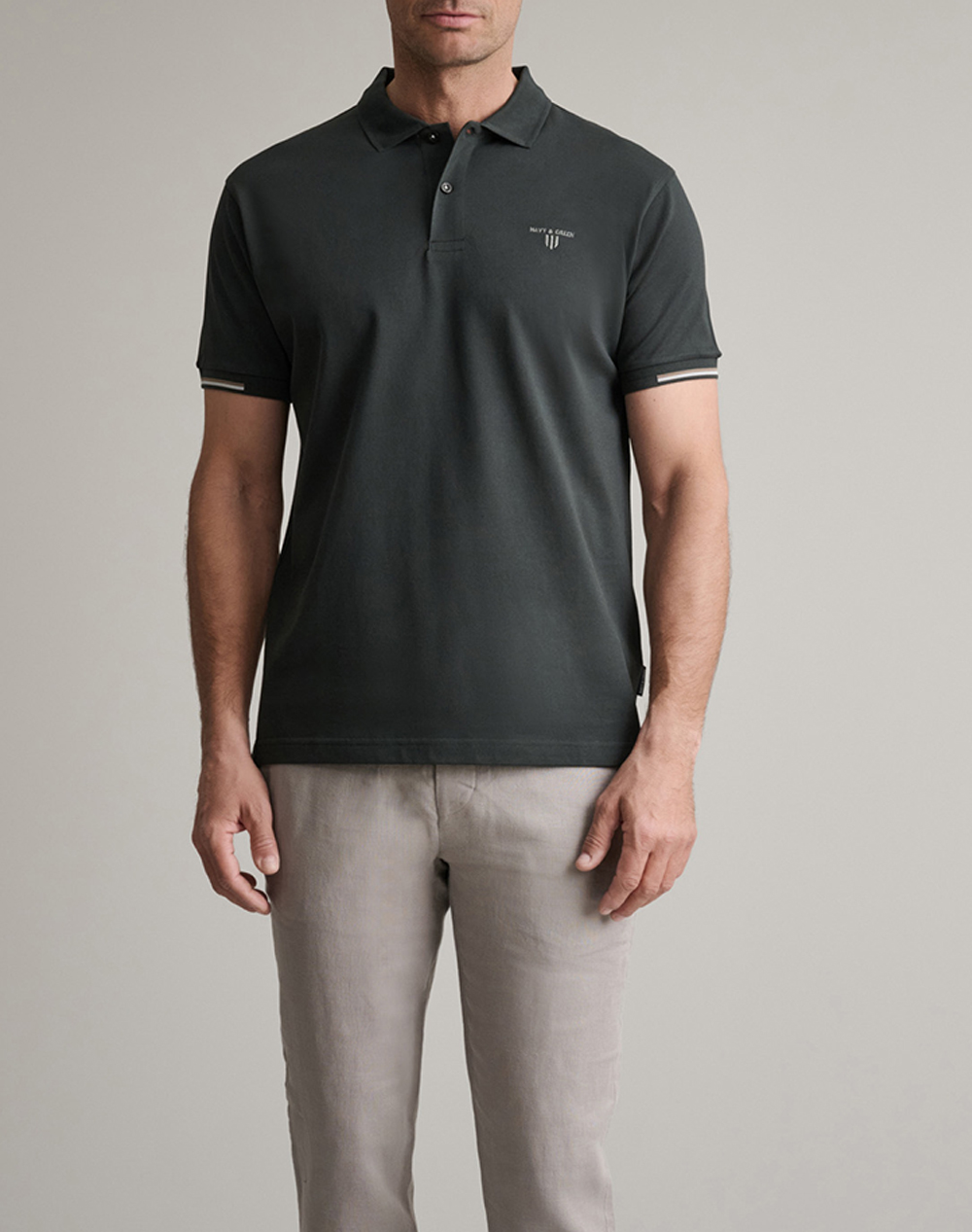 NAVY&GREEN ΜΠΛΟΥΖΑ ΠΟΛΟ 24EY.040/2PL-DEEPEST GREEN DarkGreen