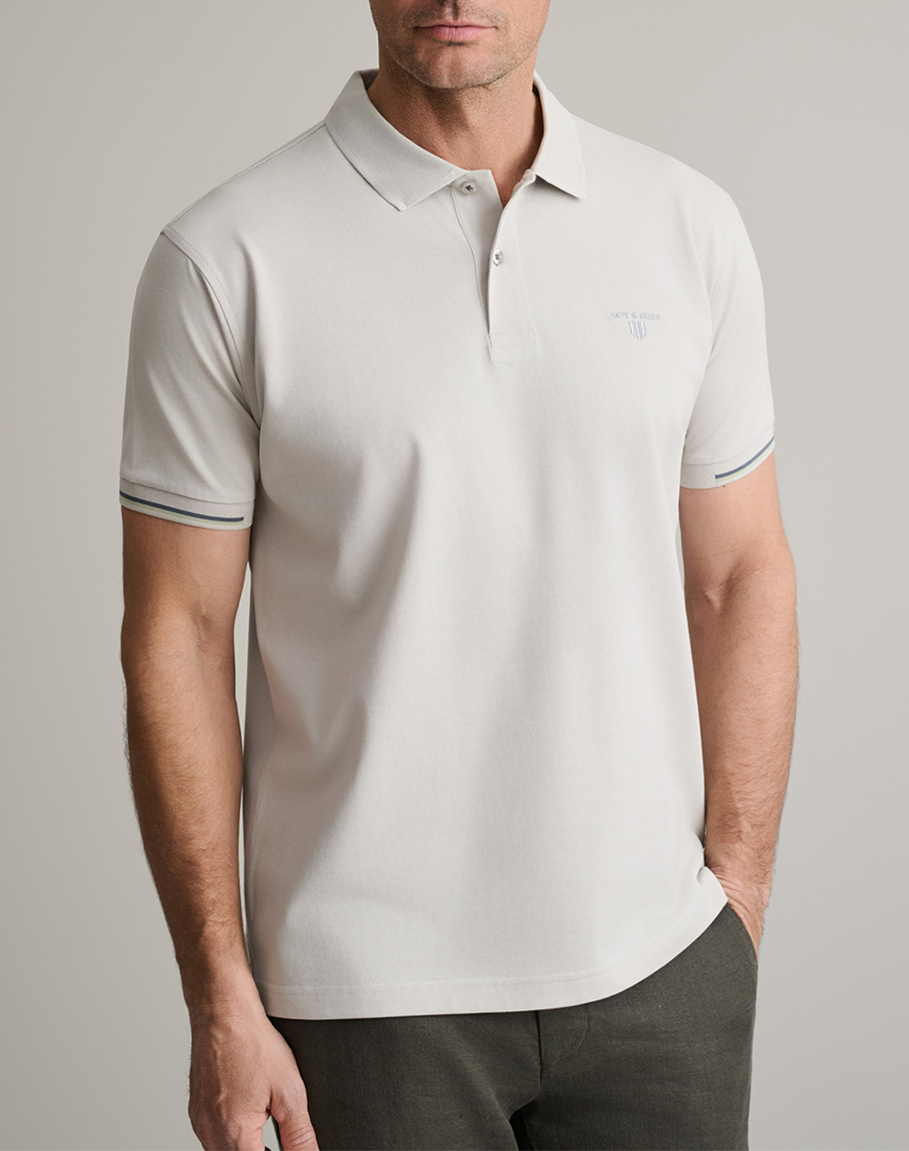 NAVY&GREEN ΜΠΛΟΥΖΑ ΠΟΛΟ 24EY.040/2PL-ICE Ecru