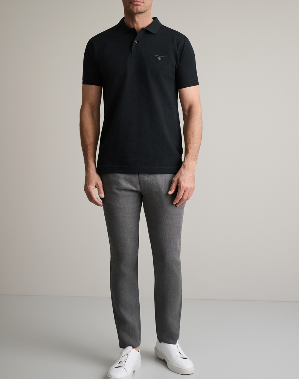 Navy Green Μπλούζα Πολο Young Line 24Ey 007 Pl Yl 2-Black Black ανδρικά ρούχα μπλούζες Polo Politikos Shop Πολιτικός