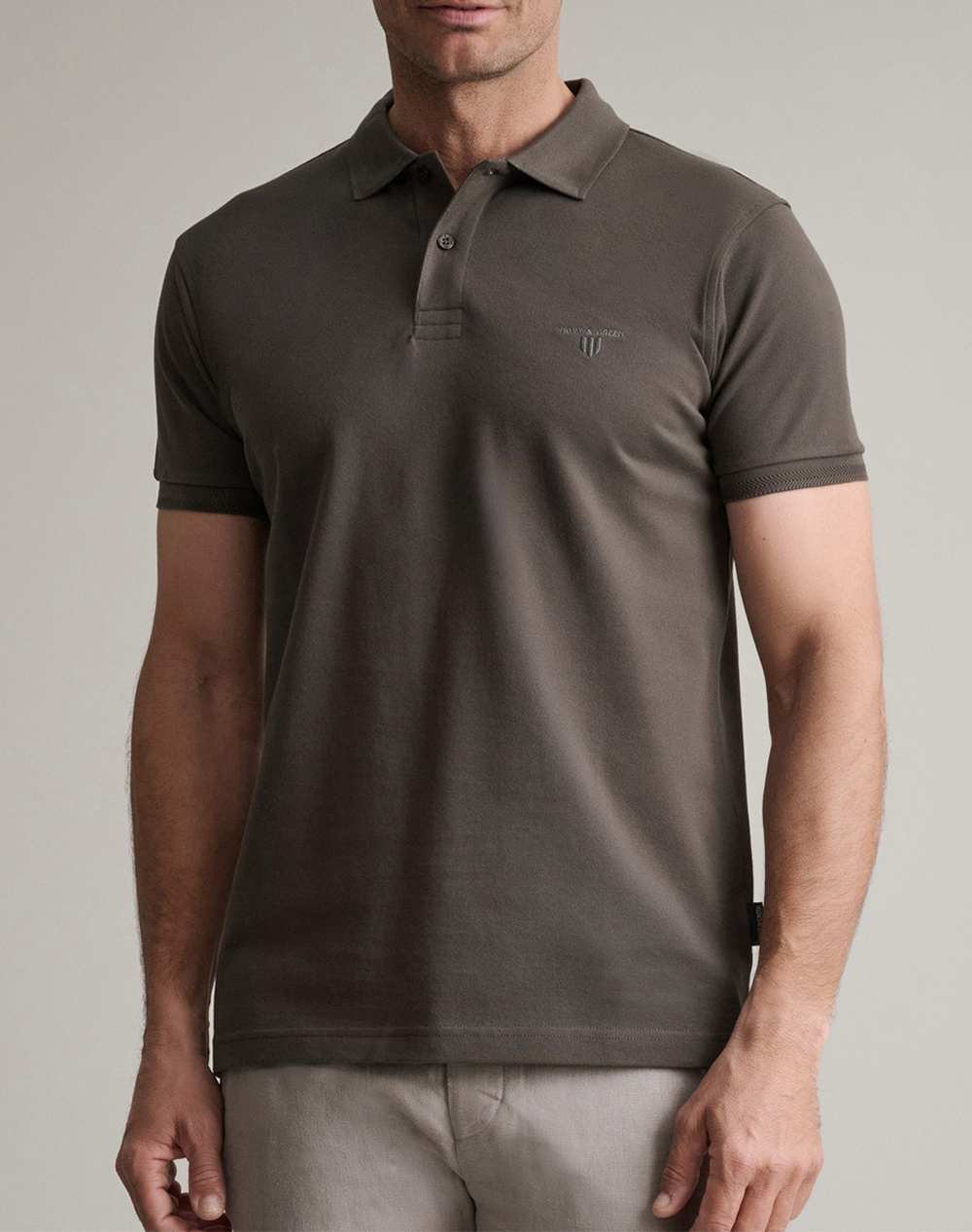 NAVY&GREEN ΜΠΛΟΥΖΑ ΠΟΛΟ, YOUNG LINE 24EY.007/PL/YL.2-OLIVE BROWN DarkBrown