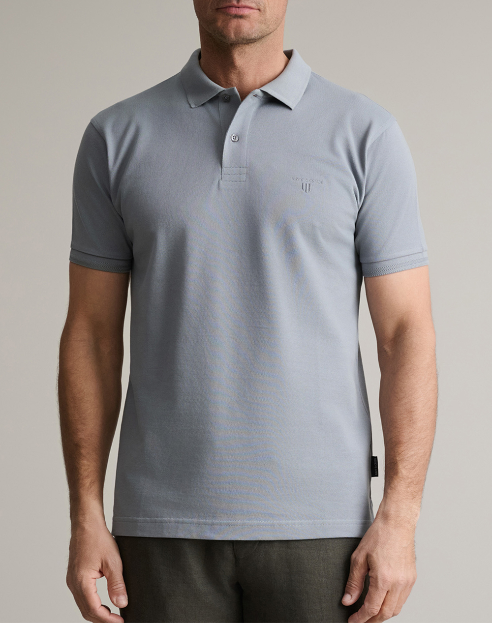 NAVY&GREEN ΜΠΛΟΥΖΑ ΠΟΛΟ, YOUNG LINE 24EY.007/PL/YL.2-STORMCLOUD Gray