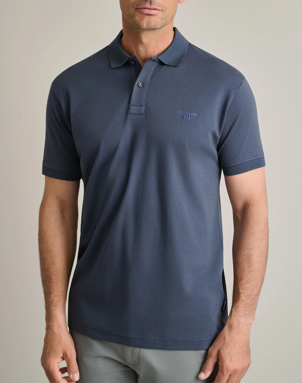 NAVY&GREEN ΜΠΛΟΥΖΑ ΠΟΛΟ 24EY.039/2PL-Orion Blue SteelBlue