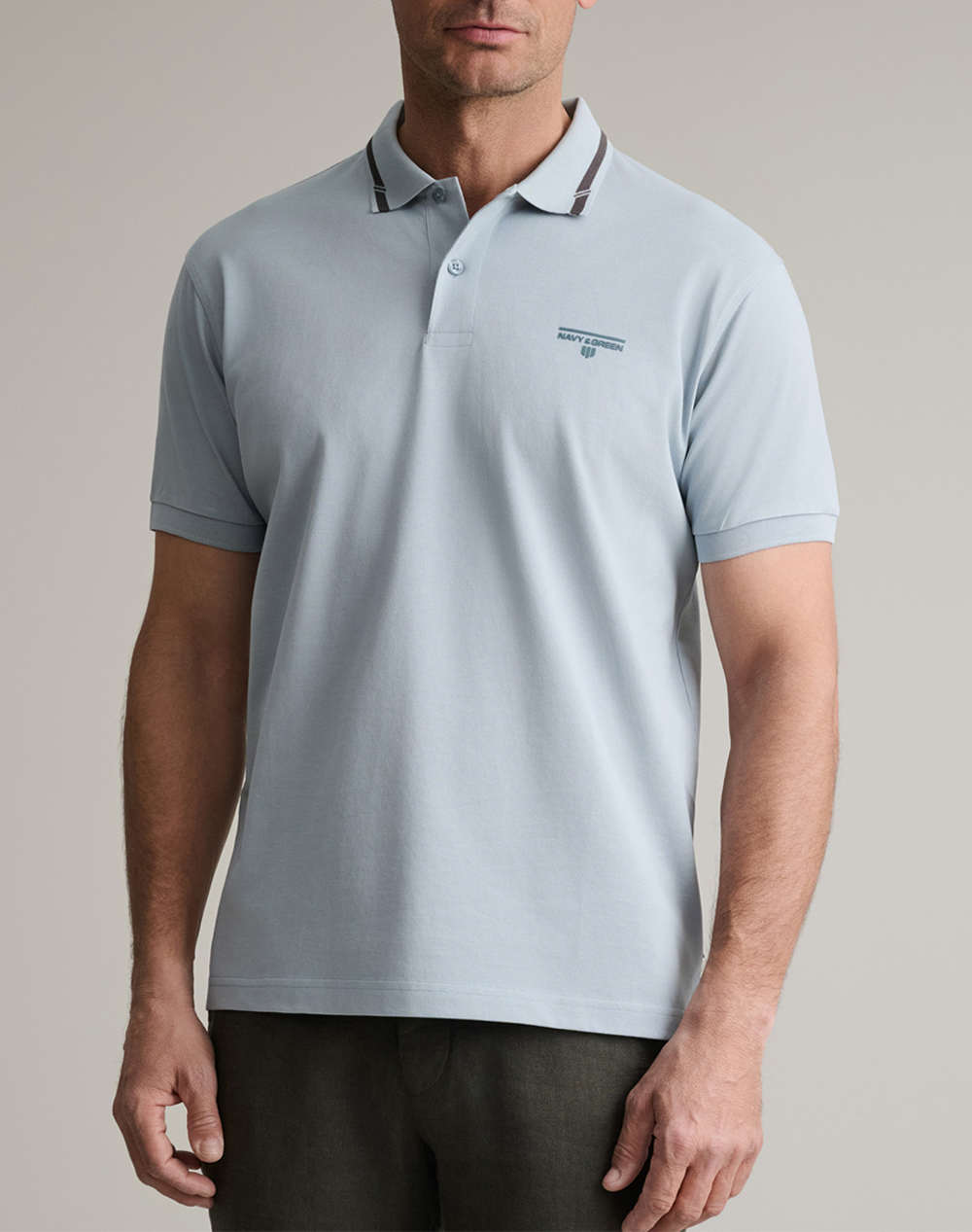 NAVY&GREEN ΜΠΛΟΥΖΑ ΠΟΛΟ 24EY.040/1PL-Blue Fog LightBlue