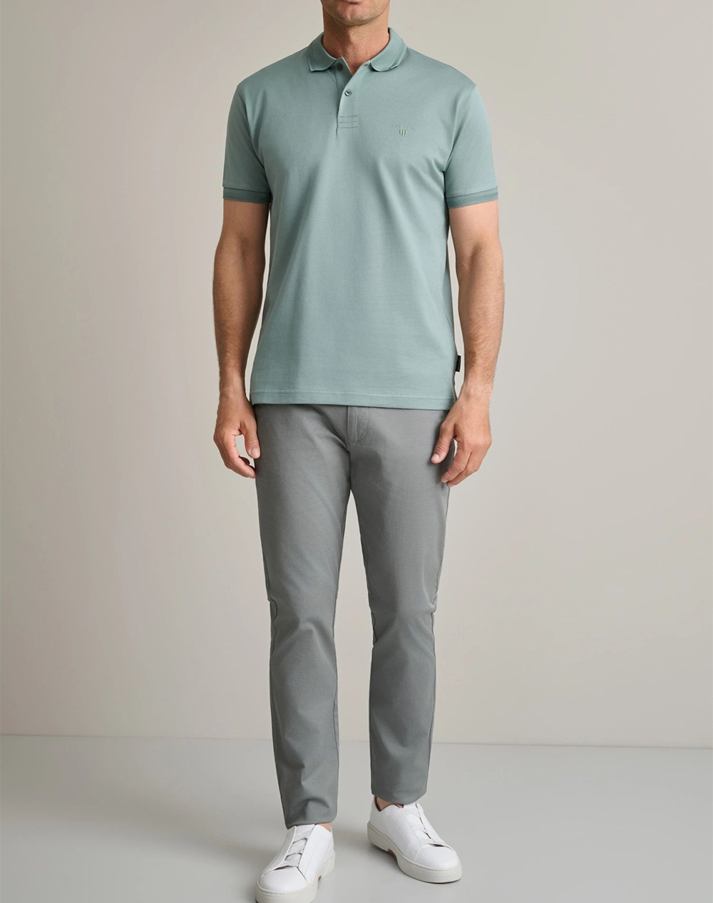 Navy Green Μπλούζα Πολο 24Ey 025 Pl 1-Stormy Sea Ciel ανδρικά ρούχα μπλούζες Polo Politikos Shop Πολιτικός