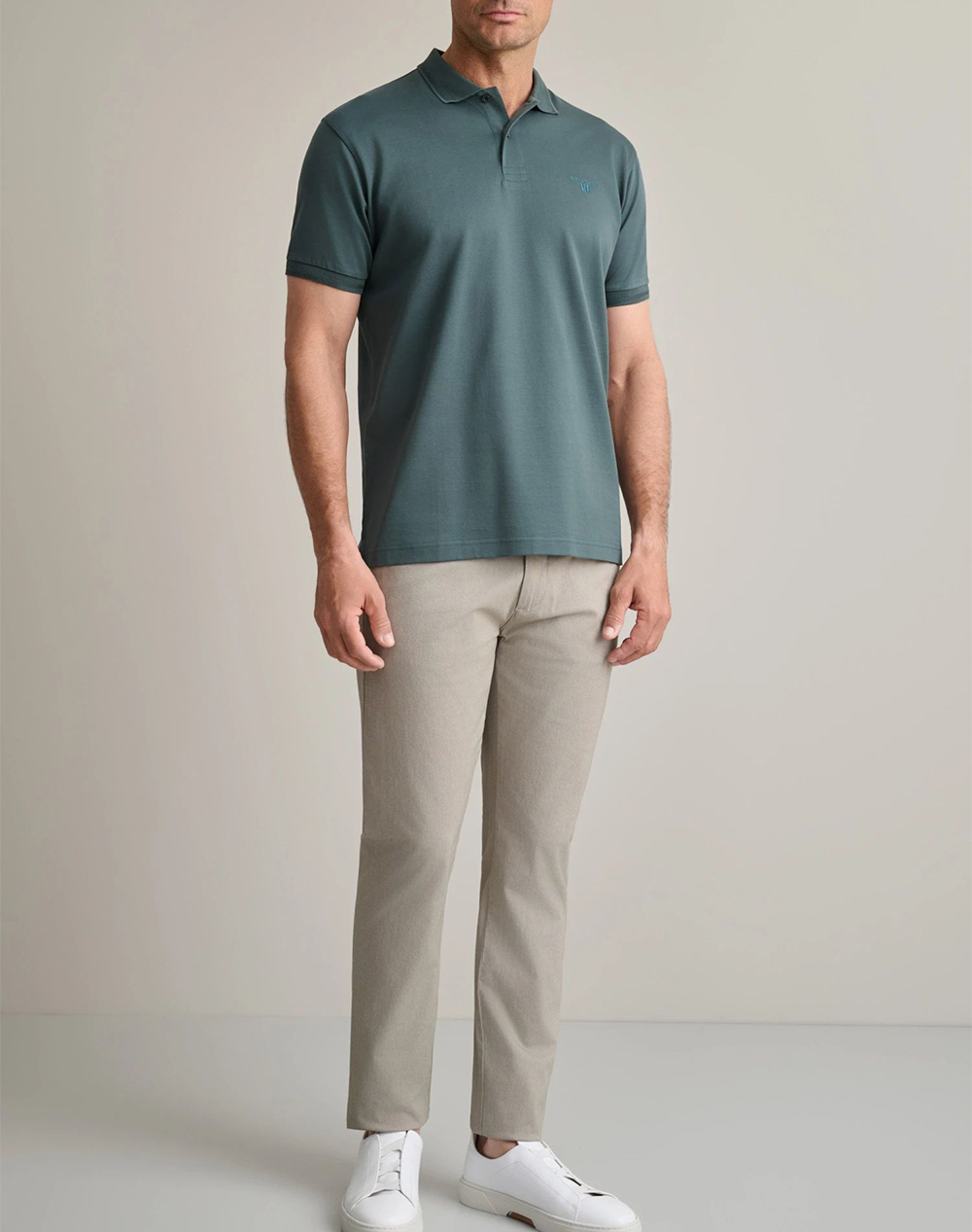 Navy Green Μπλούζα Πολο 24Ey 025 Pl 1-Deep Atlantic Mixed ανδρικά ρούχα μπλούζες Polo Politikos Shop Πολιτικός