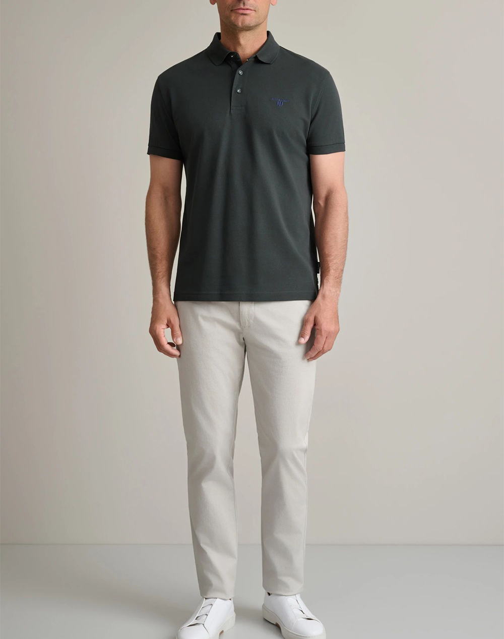 Navy Green Μπλούζα Πολο 24Ts 003 Pl-Deepest Darkgreen ανδρικά ρούχα μπλούζες Polo Politikos Shop Πολιτικός