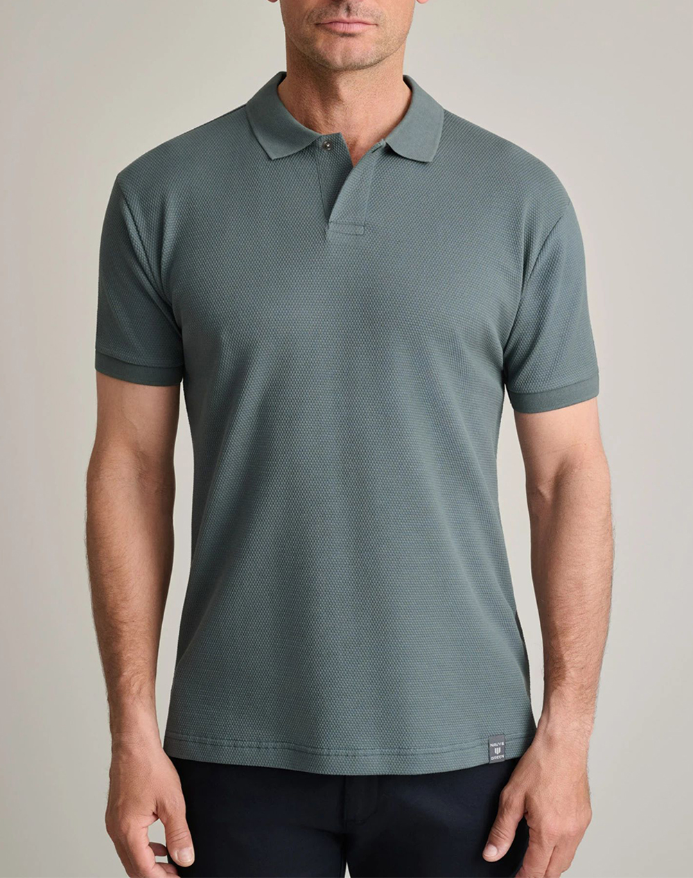 NAVY&GREEN ΜΠΛΟΥΖΑ ΠΟΛΟ 24EY.022/PL-METAL BLUE SteelBlue