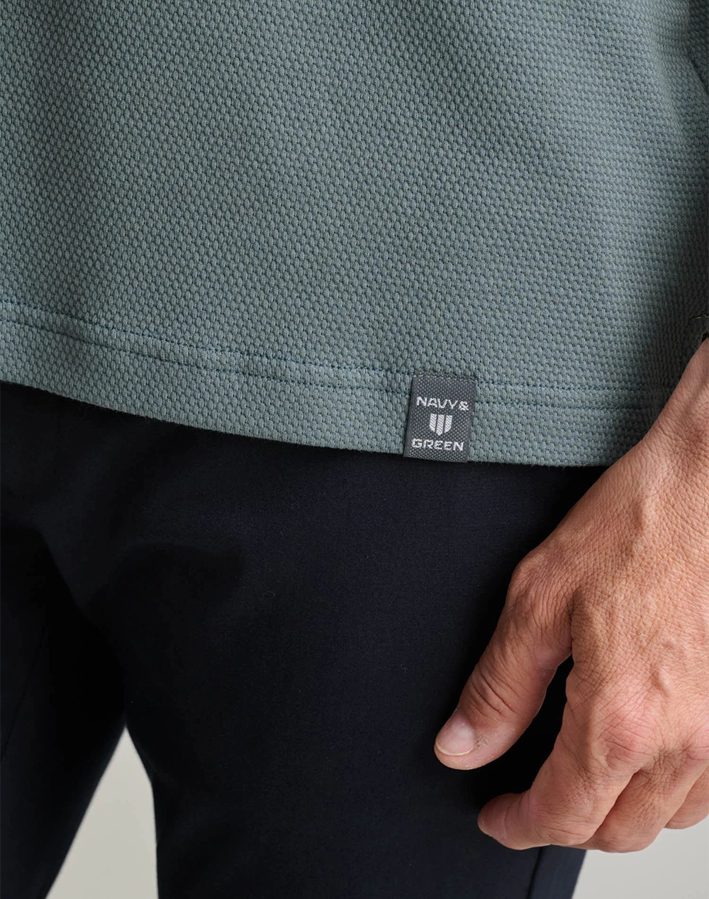 Navy Green Μπλούζα Πολο 24Ey 022 Pl-Metal Blue Steelblue ανδρικά ρούχα μπλούζες Polo Politikos Shop Πολιτικός