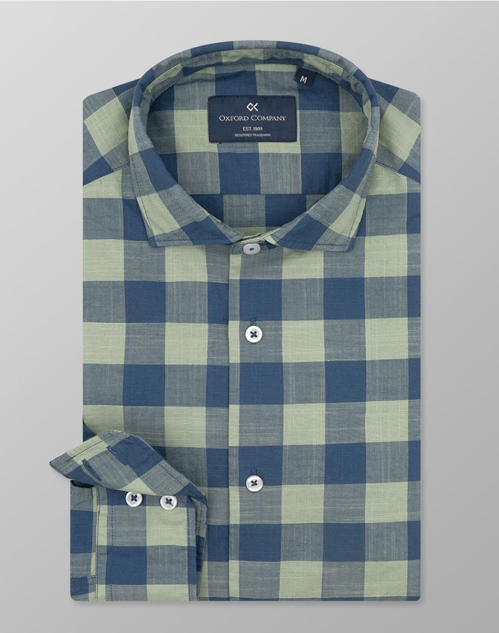 OXFORD COMPANY ROMEO SLIM FIT ΠΟΥΚΑΜΙΣΟ F131-RZ21.02-02 MintGreen