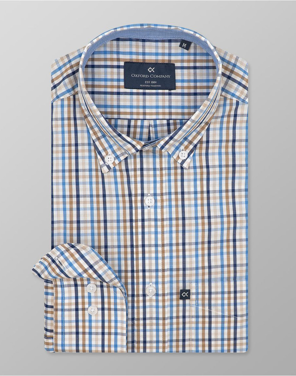 OXFORD COMPANY BUTTON DOWN ΠΟΥΚΑΜΙΣΟ M131-BZ10.01-01 Multi