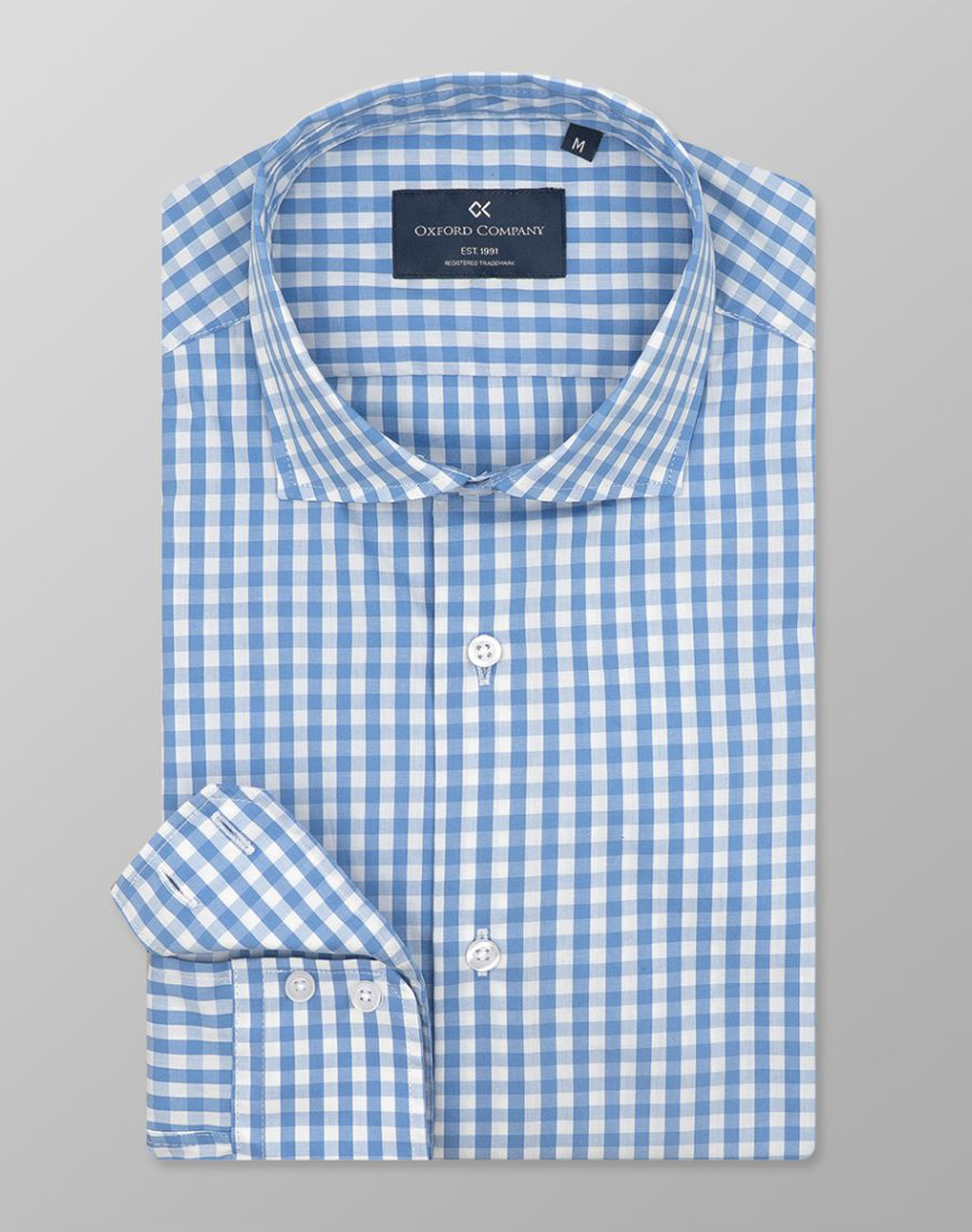OXFORD COMPANY ROMEO SLIM FIT ΠΟΥΚΑΜΙΣΟ M137-RZ21.01-01 LightBlue