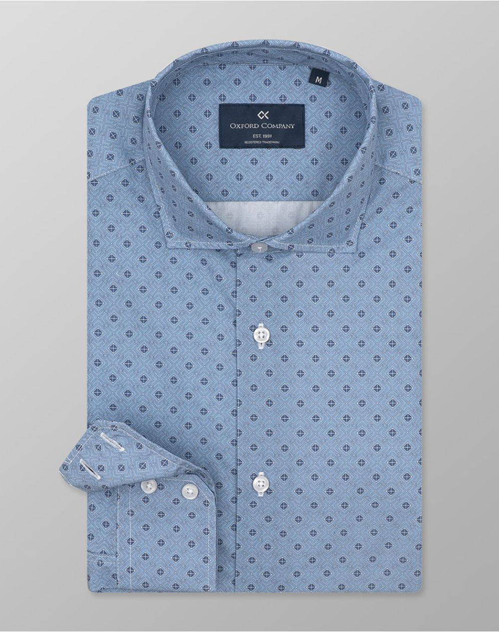 OXFORD COMPANY ROMEO SLIM FIT ΠΟΥΚΑΜΙΣΟ M160-RZ21.01-01 LightBlue