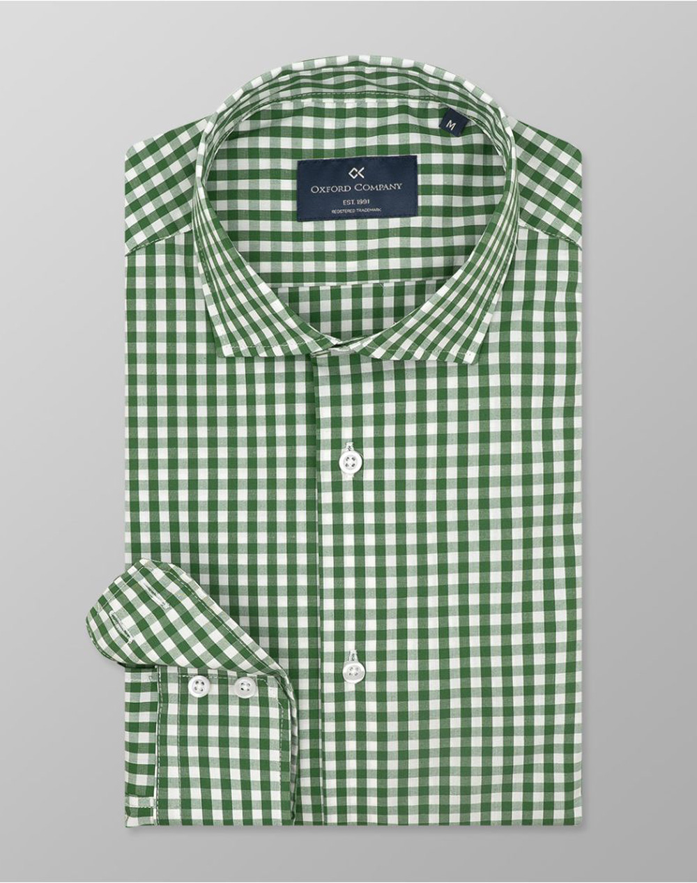 OXFORD COMPANY ROMEO SLIM FIT ΠΟΥΚΑΜΙΣΟ M137-RZ21.05-05 Green