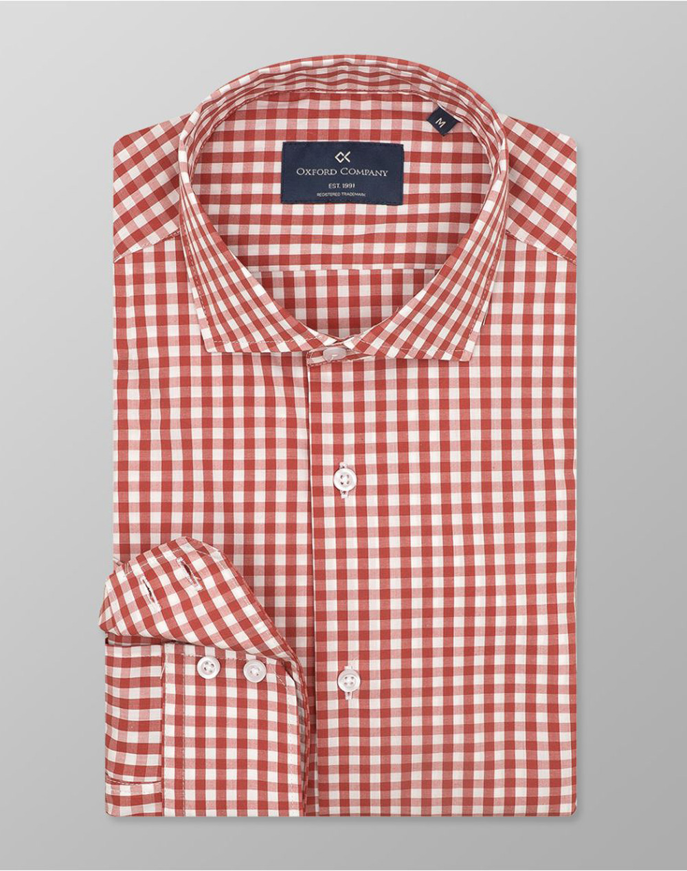 OXFORD COMPANY ROMEO SLIM FIT ΠΟΥΚΑΜΙΣΟ M137-RZ21.06-06 Red