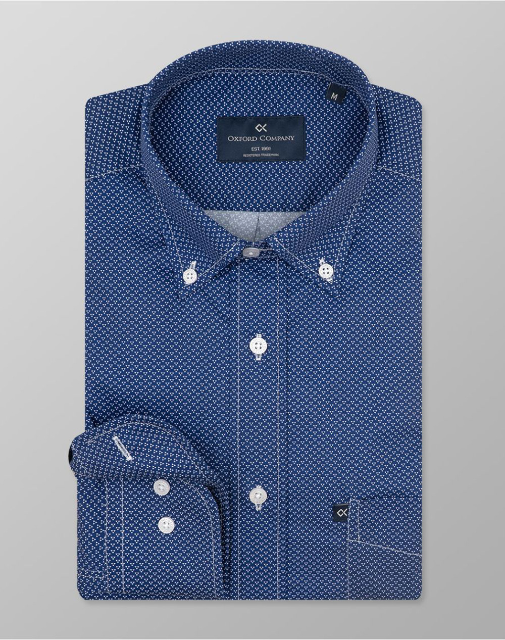 OXFORD COMPANY BUTTON DOWN ΠΟΥΚΑΜΙΣΟ M162-BZ10.02-02 Blue
