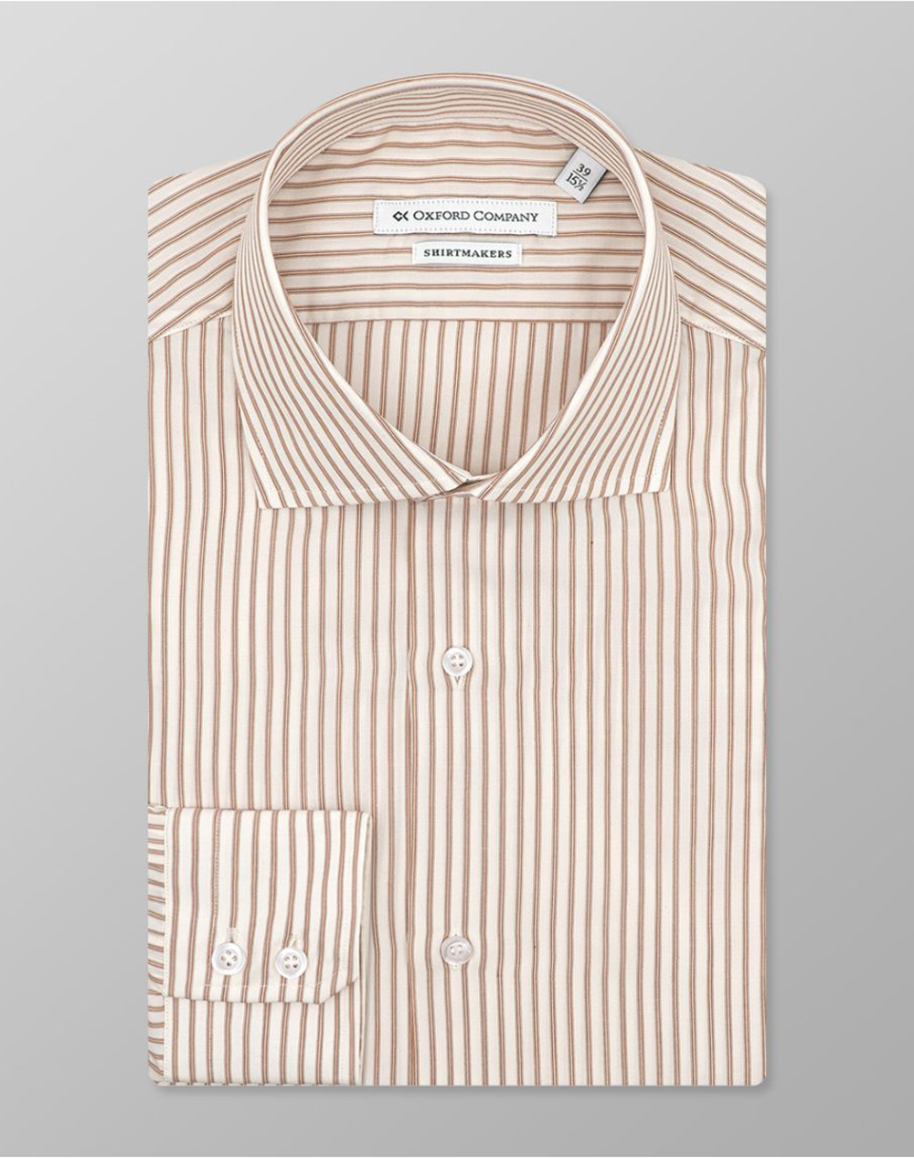 OXFORD COMPANY CLUB SLIM FIT ΠΟΥΚΑΜΙΣΟ M326NRZ21.01-01 Biege