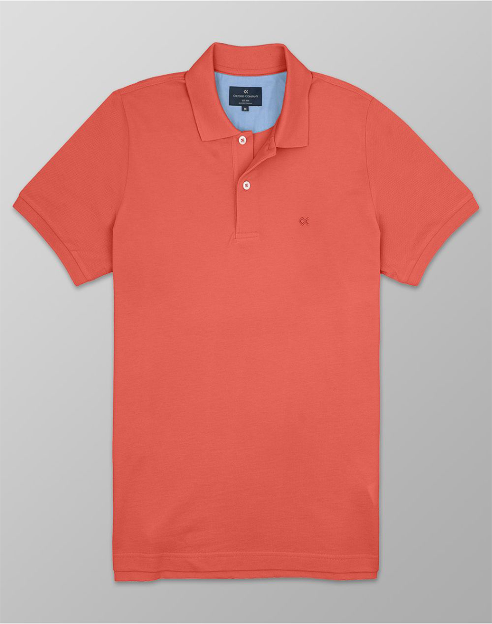OXFORD COMPANY POLO KM 100% ΒΑΜΒΑΚΙ ΜΠΛΟΥΖΑ P511-PZ00.32-32 Orange