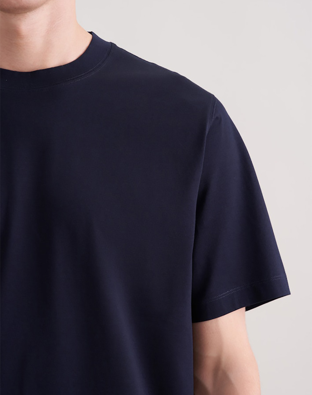 SEIDENSTICKER BASIC T-SHIRT MERCERIZ 849665-19 DarkBlue φωτογραφία