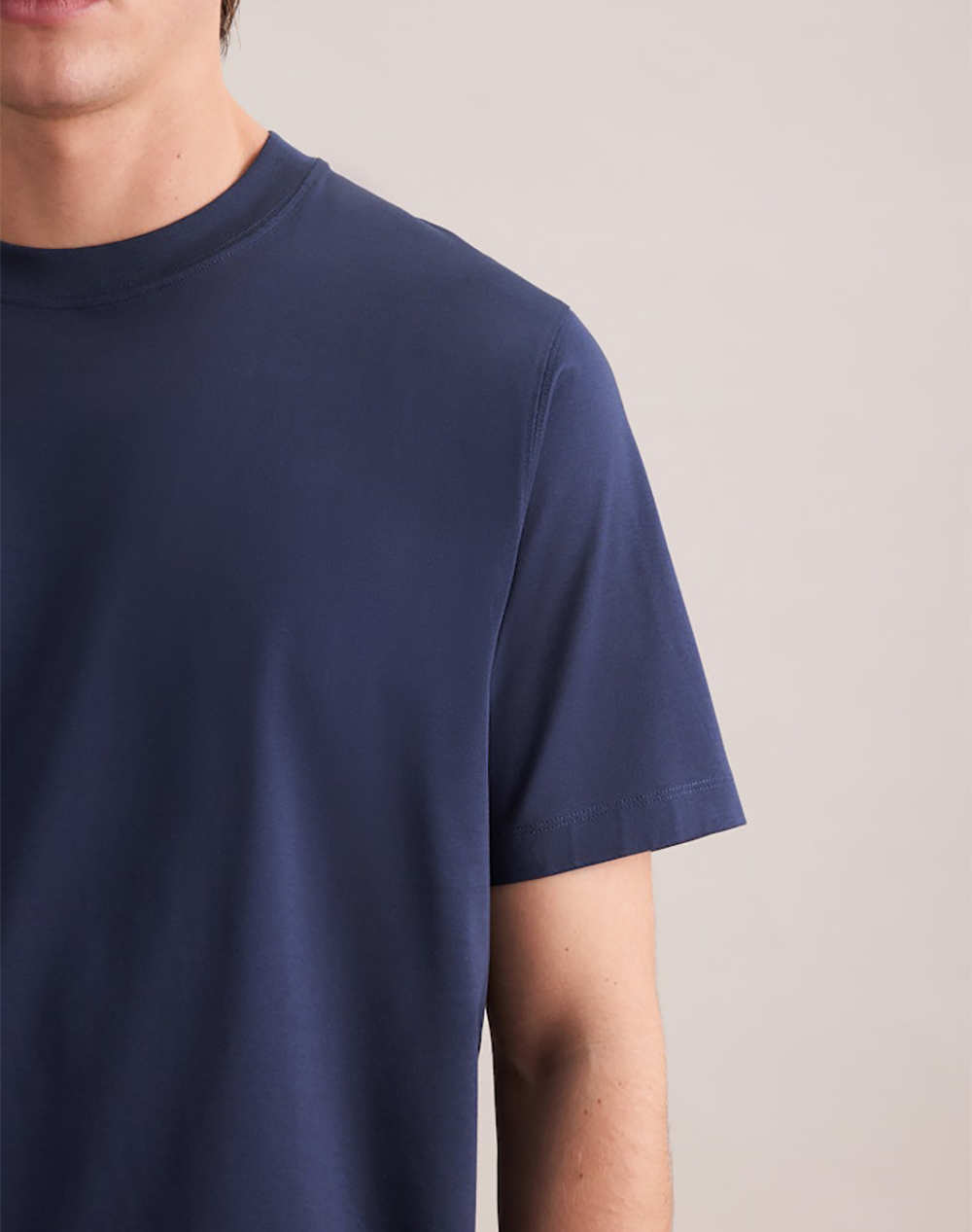 SEIDENSTICKER BASIC T-SHIRT MERCERIZ 849665-36 NavyBlue φωτογραφία