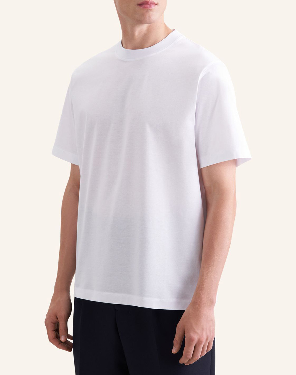 SEIDENSTICKER BASIC T-SHIRT MERCERIZ 849665-01 White