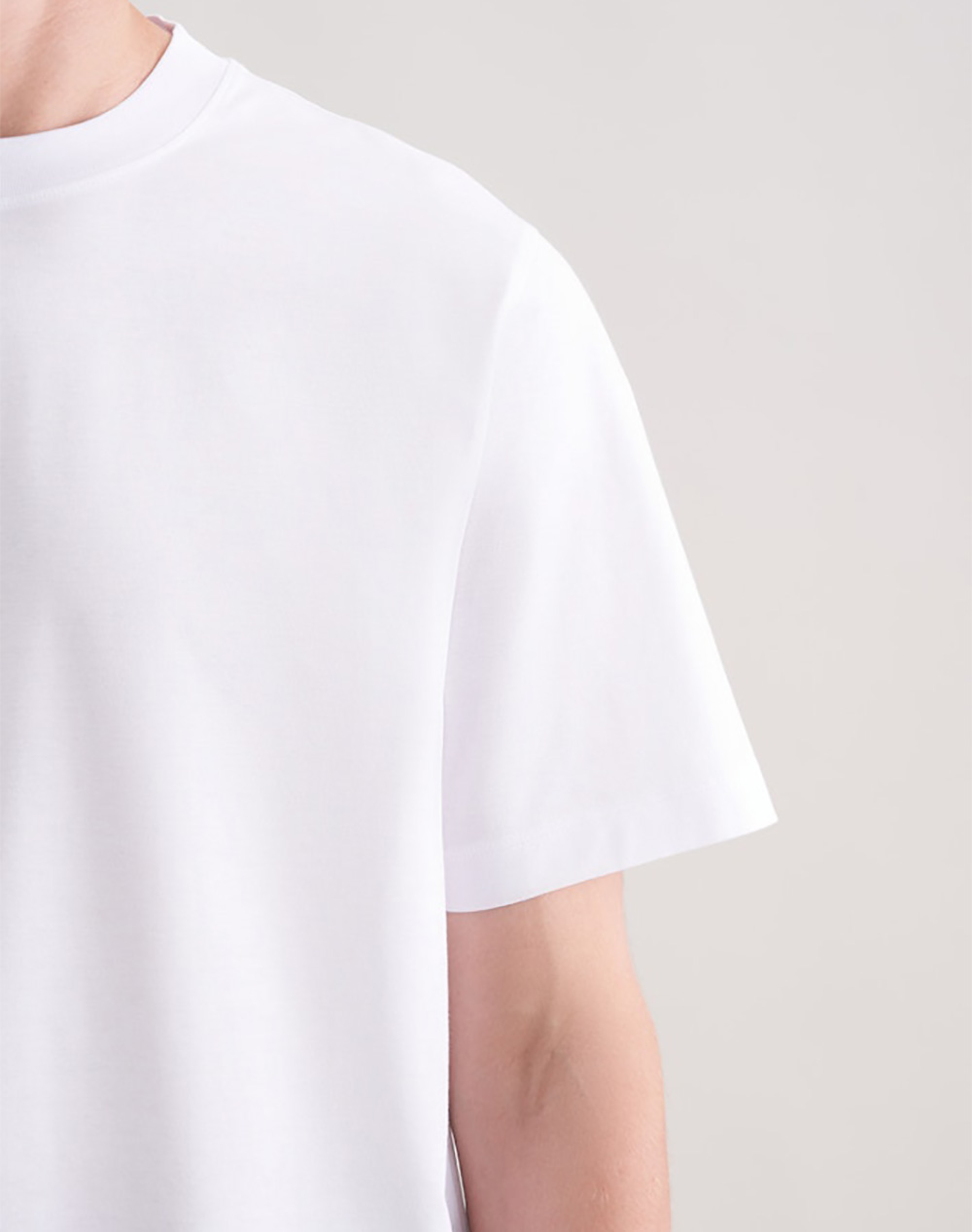 SEIDENSTICKER BASIC T-SHIRT MERCERIZ 849665-01 White φωτογραφία