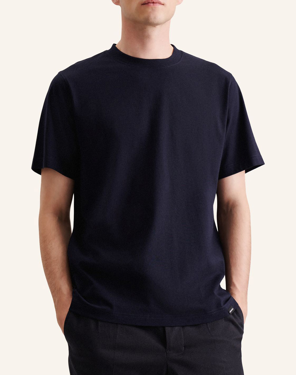 SEIDENSTICKER BASIC T-SHIRT 140100-19 DarkBlue